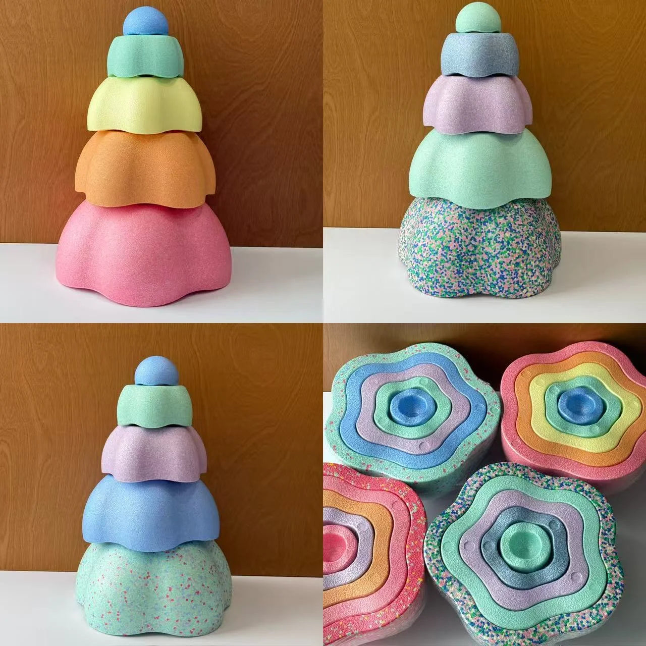 Kids Balance Stapstones Toys Sensory Integration Foam Toys Stapstenenen Sports Balance Toys