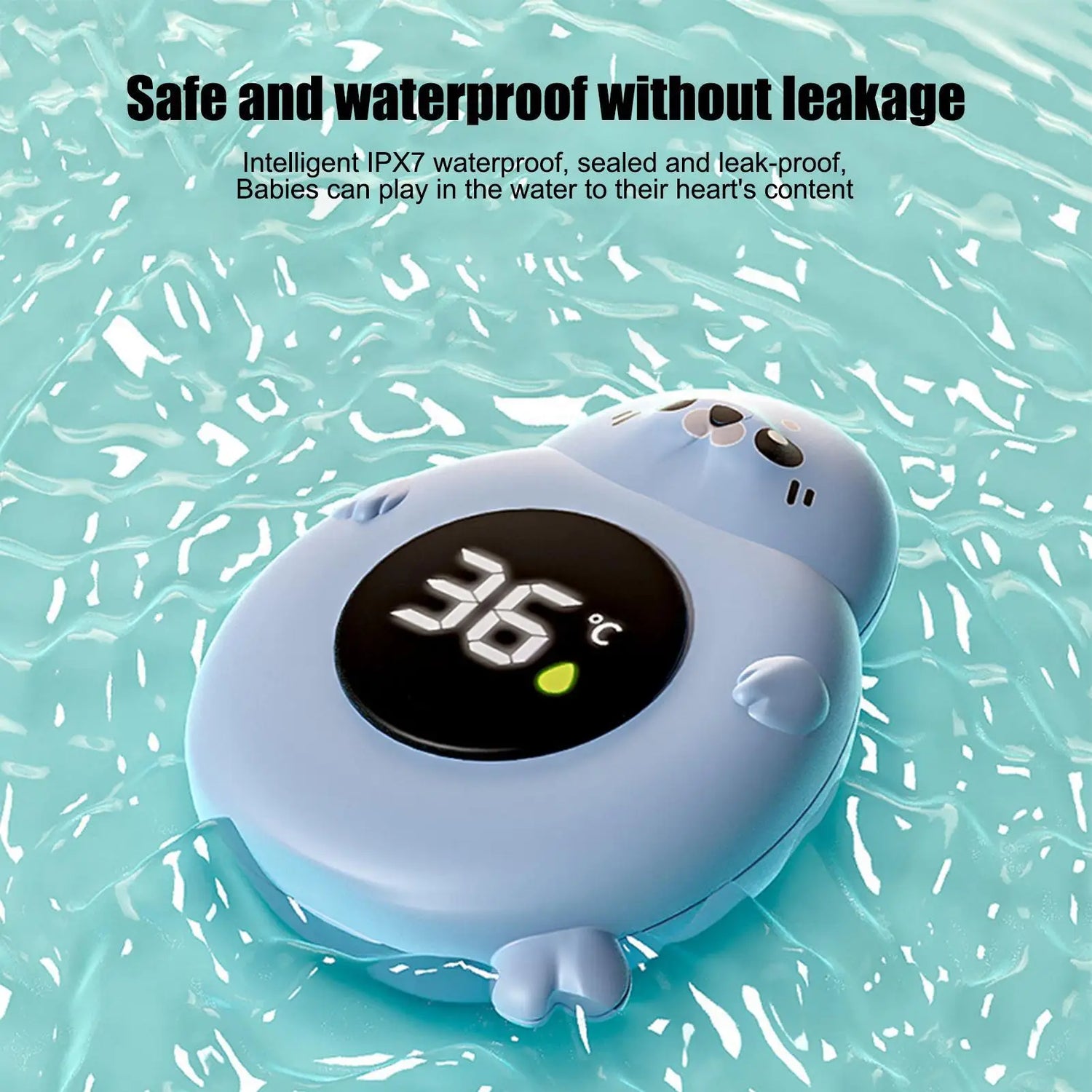 Baby Bath Temperature Monitor waterproof Temperature Warning Monitor Safety toddler Bath Tub Floating Toy With Led Display