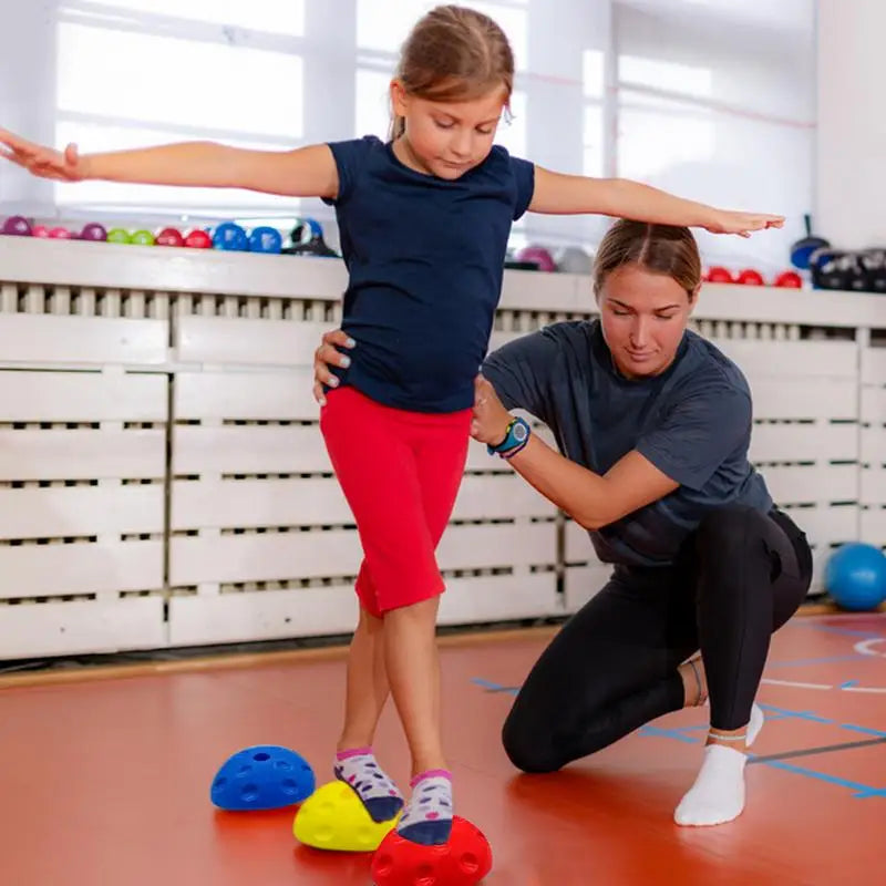 Balance Stepping Stones Sensory Climbing Block For Kids Fitness Ball Balance Trainers Stabilizer Sports Game For Home