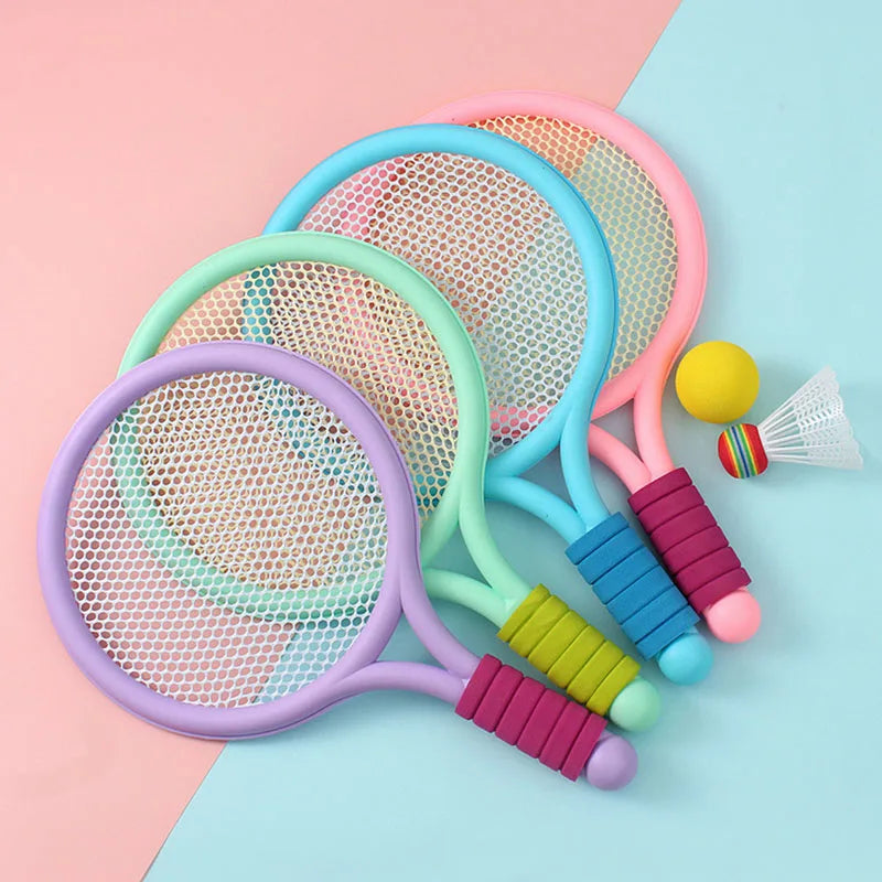 Racket Tennis for Children Outdoor Sports Badminton Racket Kindergarten Toy Set