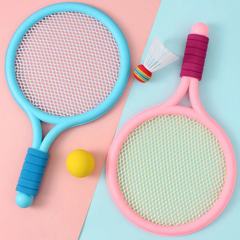 Racket Tennis for Children Outdoor Sports Badminton Racket Kindergarten Toy Set