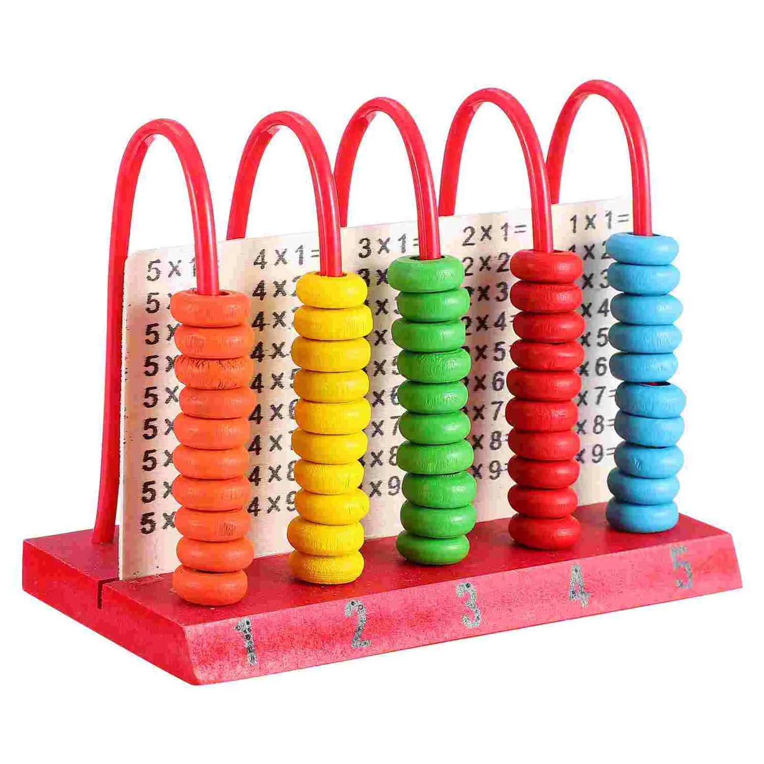 Wooden Educational Toys Counting Beads Calculation Game Learning Abacus Computing Frame Math Toys for Girls Boys