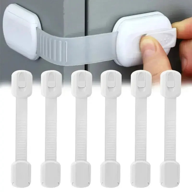 Safety Lock Drawer  Cabinet Locks Adhesive Cabinet Drawer Door Latches Baby Safe Straps