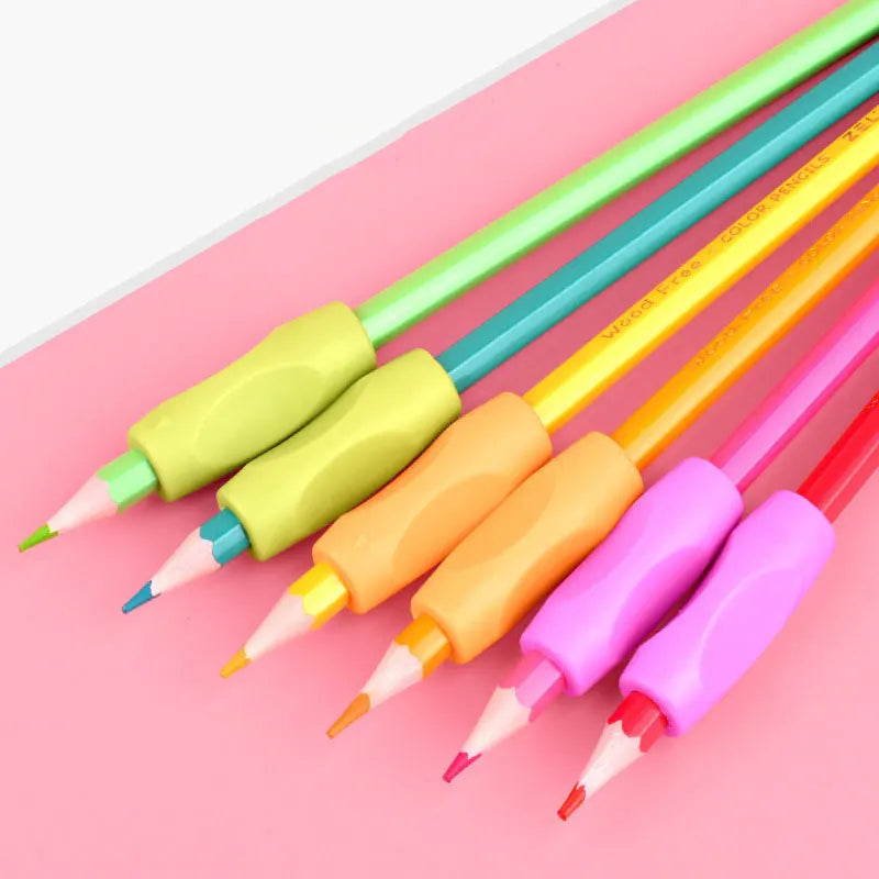Five-Finger Pencil Holder Corrector for Primary School Students and Kindergarten Beginners Pencil Control Training for Babies to
