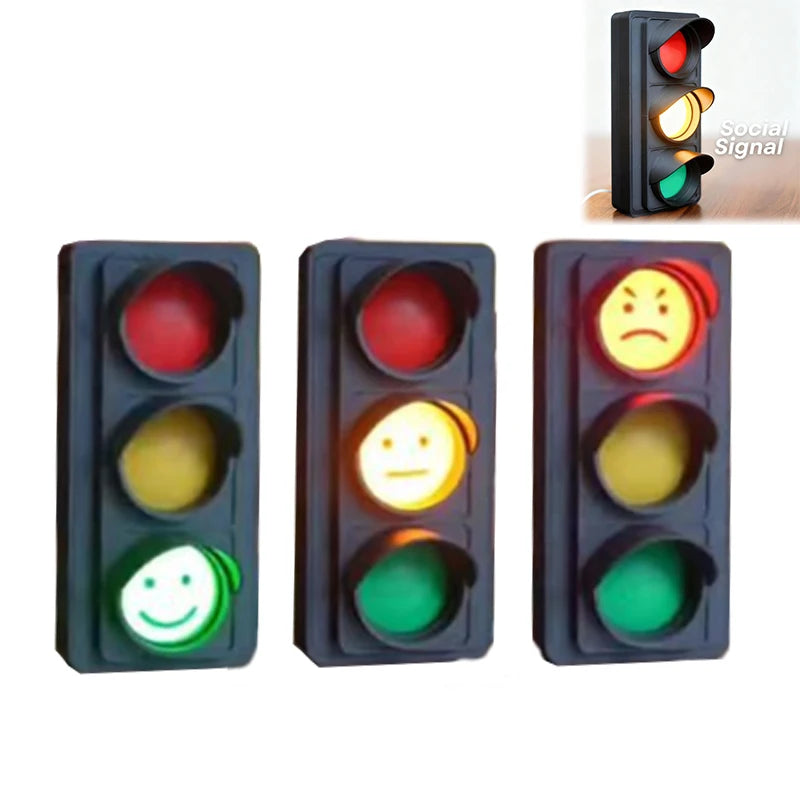 Social Signal Light, Busy Light Indicator For Office, Mood & Status Lights For Home Office Or Room Door, USB LED Traffic Lights
